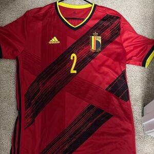 Authentic Adidas Belgium National Team Soccer Jersey, Alderweireld men's XL